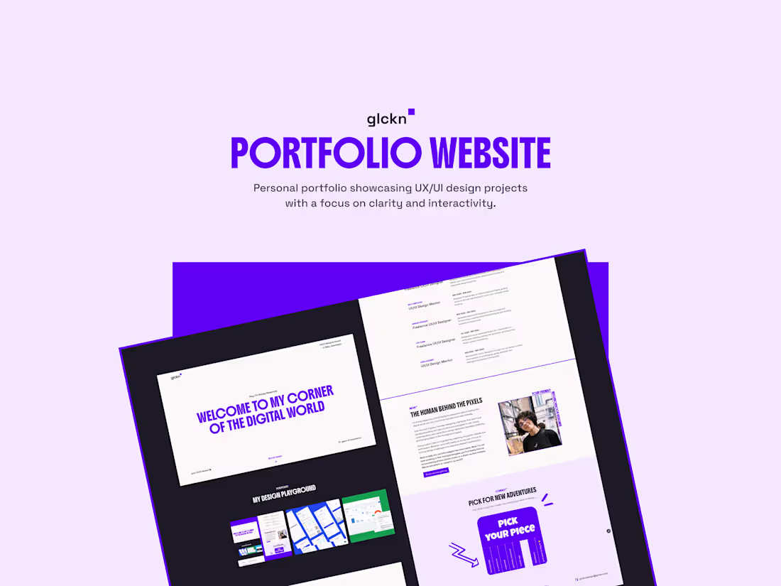 Cover image for GLCKN | Portfolio Website