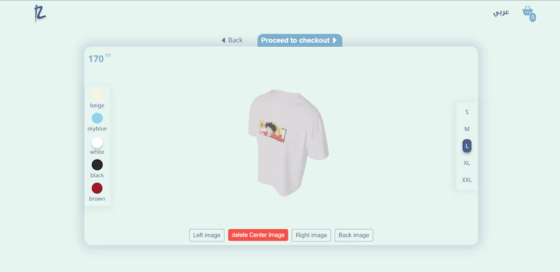Cover image for Interactive 3D website that allows