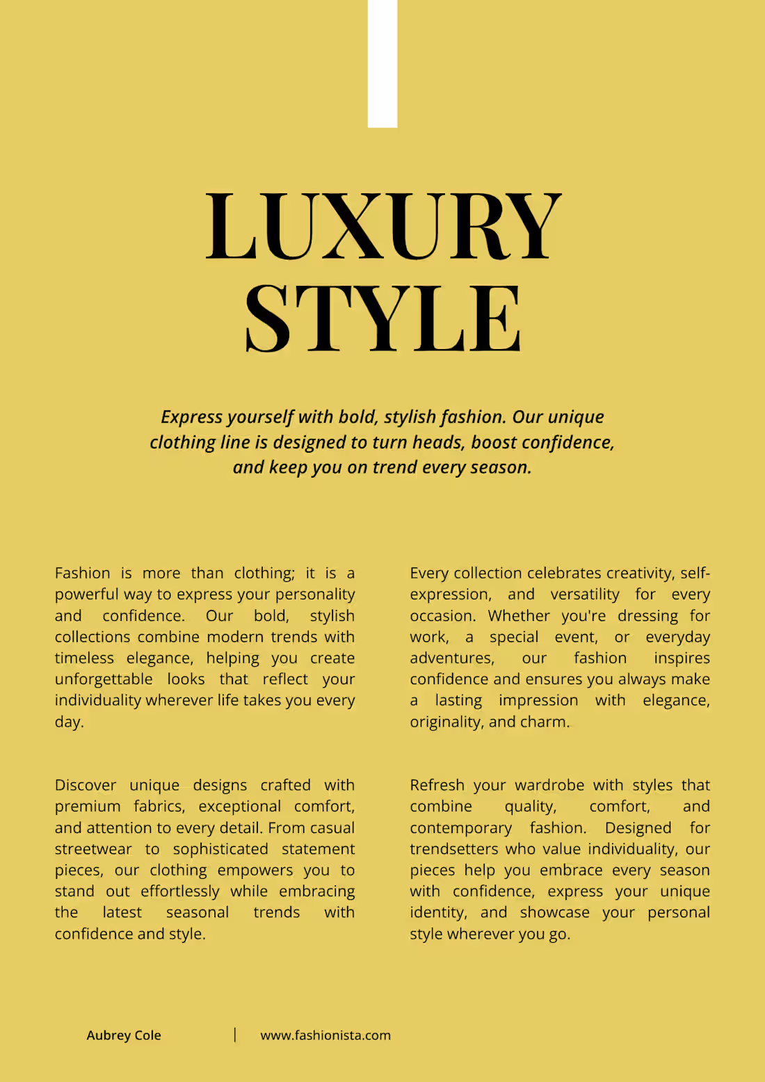Cover image for Luxury Fashion Magazine Editorial Design
As