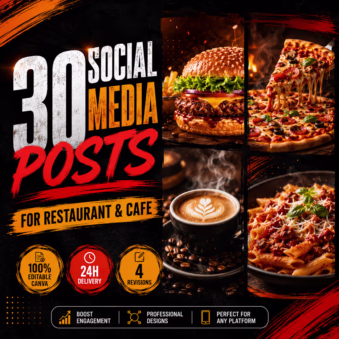 Cover image for 30 SOCIAL MEDIA POSTS FOR