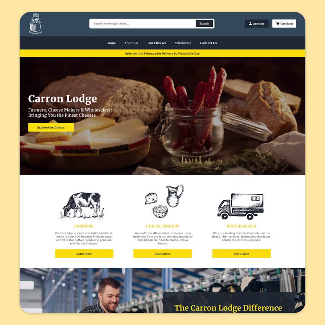 Cover image for I redesigned the Carron Lodge website - a clean, professiona...