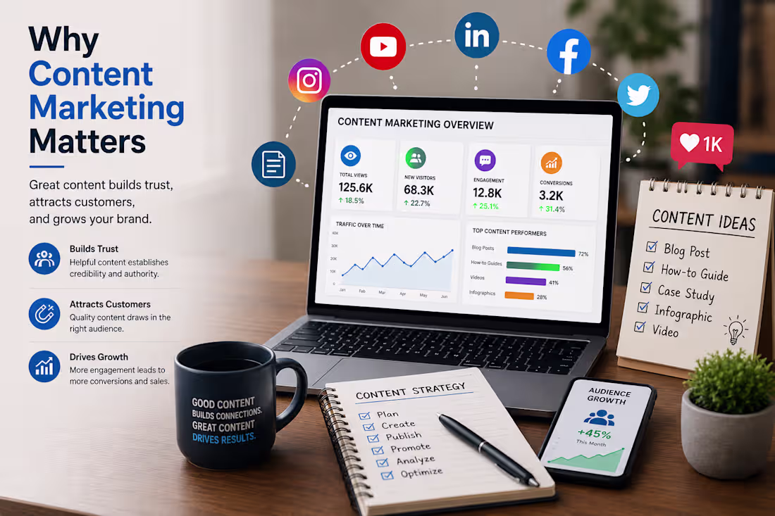 Cover image for Why Content Marketing Matters
Content marketing