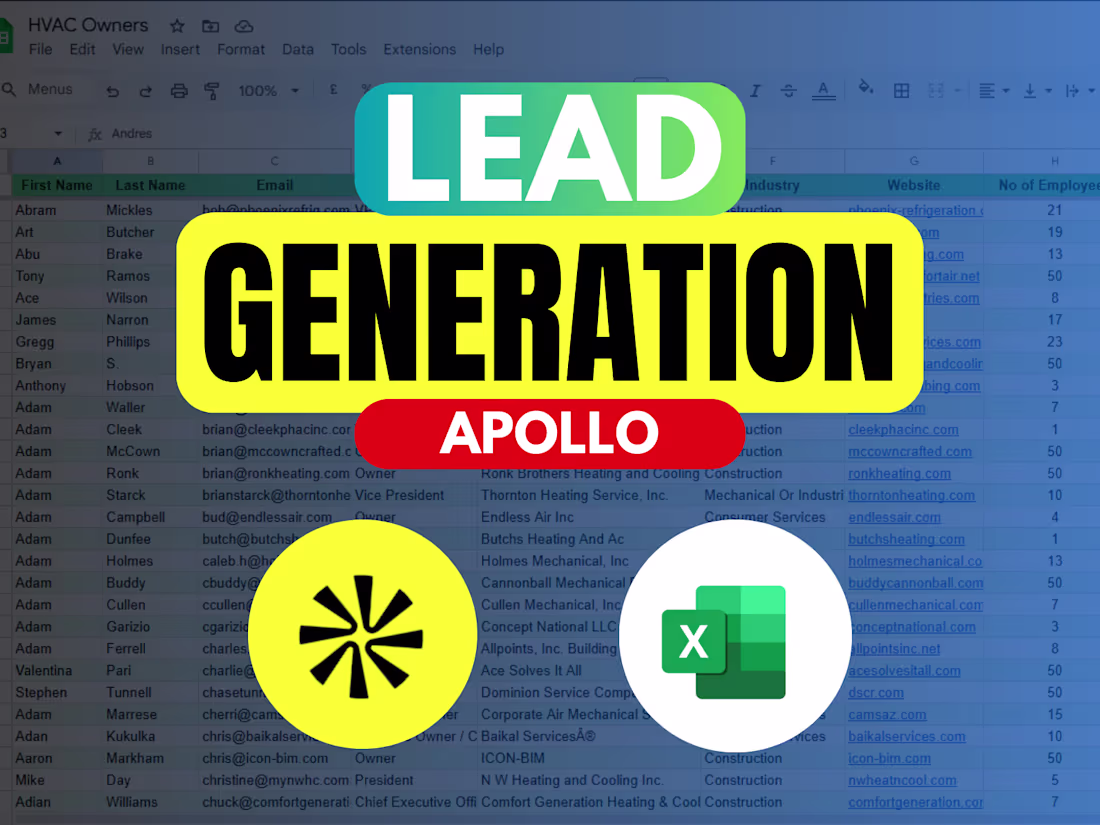 Cover image for B2B Lead generation and list building using Apollo