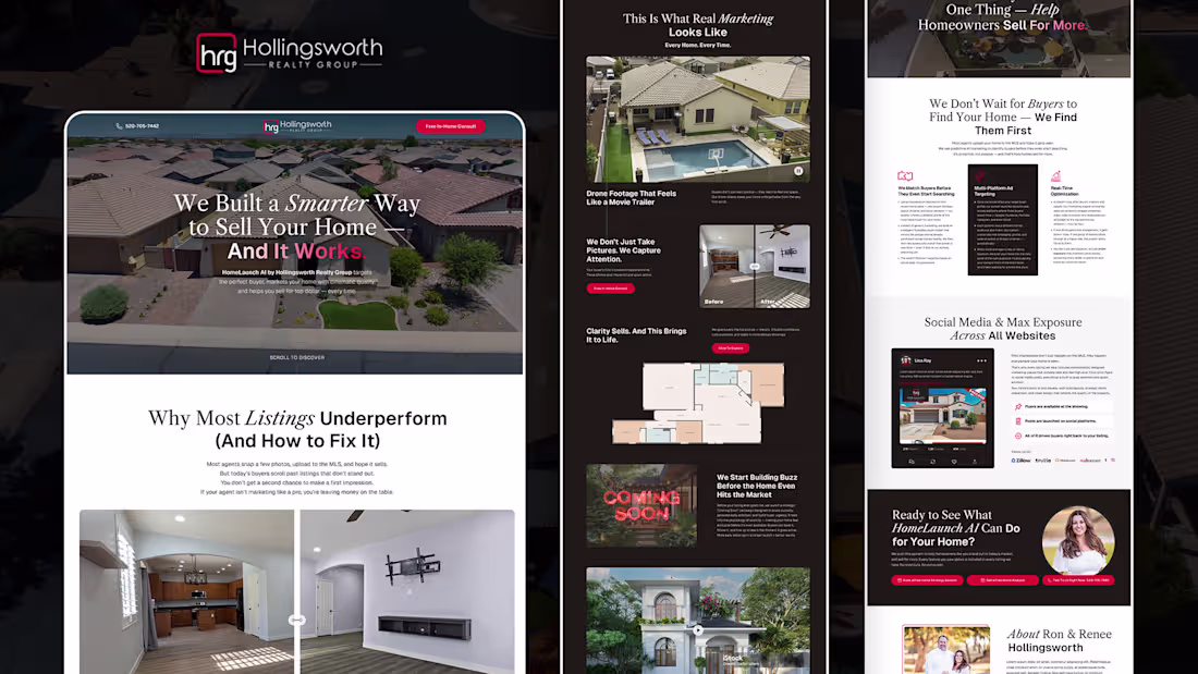 Cover image for Realtor Conversion Landing Page