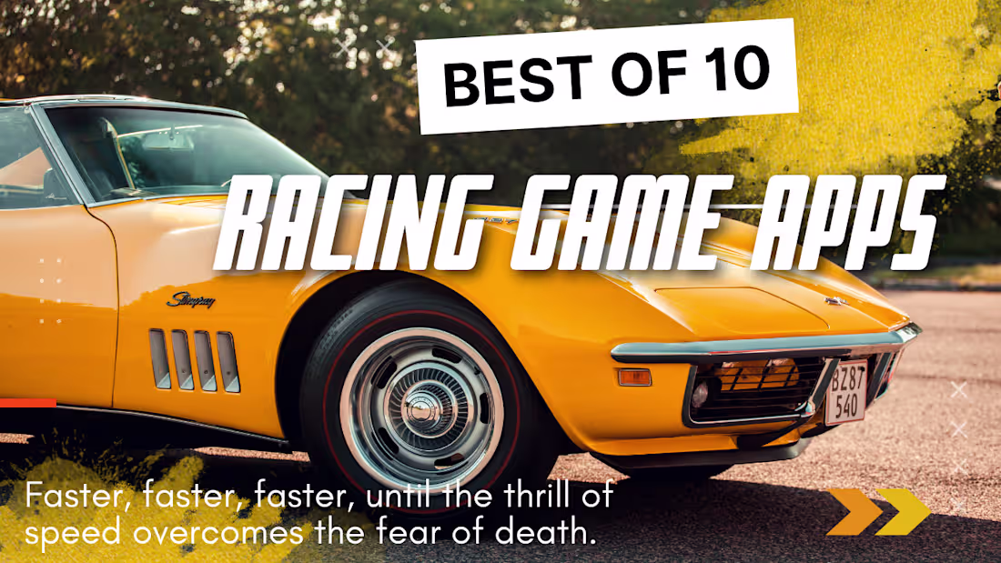 Cover image for Best 10 racing game appS