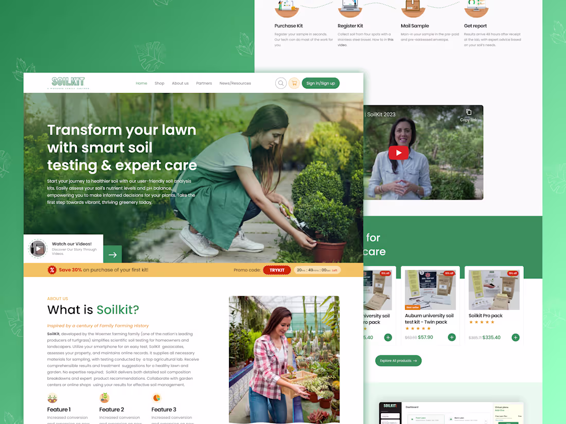 Cover image for Soilkit : Agritech web app
