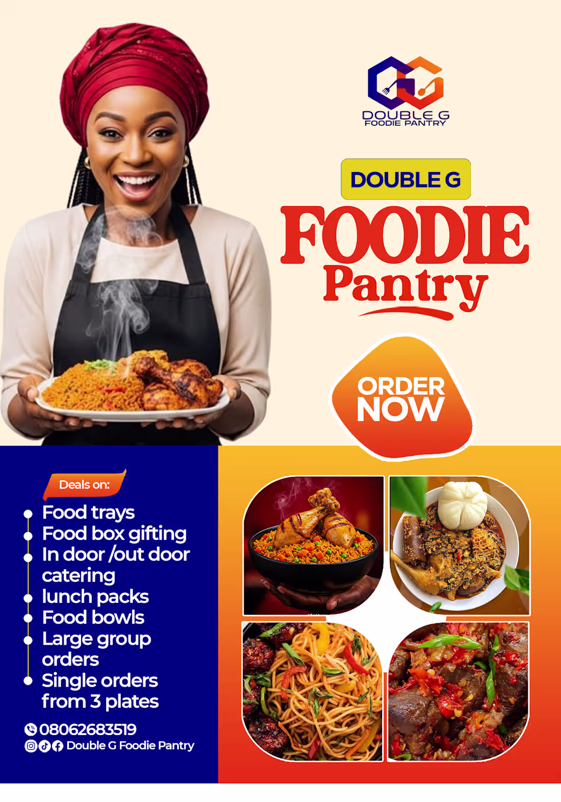 Cover image for Designed this promotional flyer to