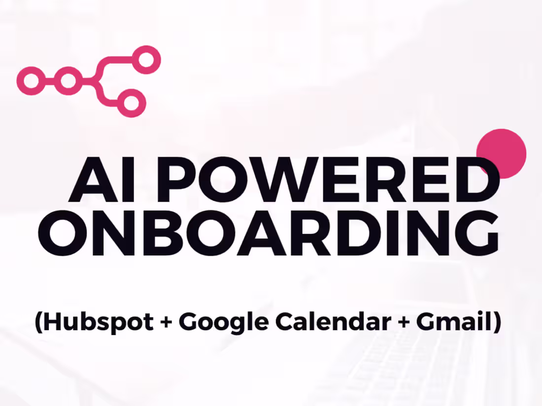 Cover image for Customer Onboarding Automation with n8n