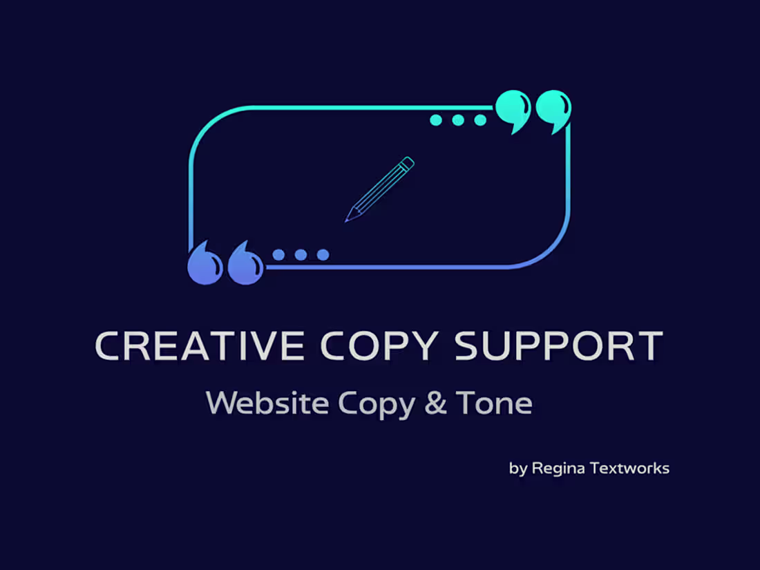 Cover image for Copy support that aligns your words and visuals