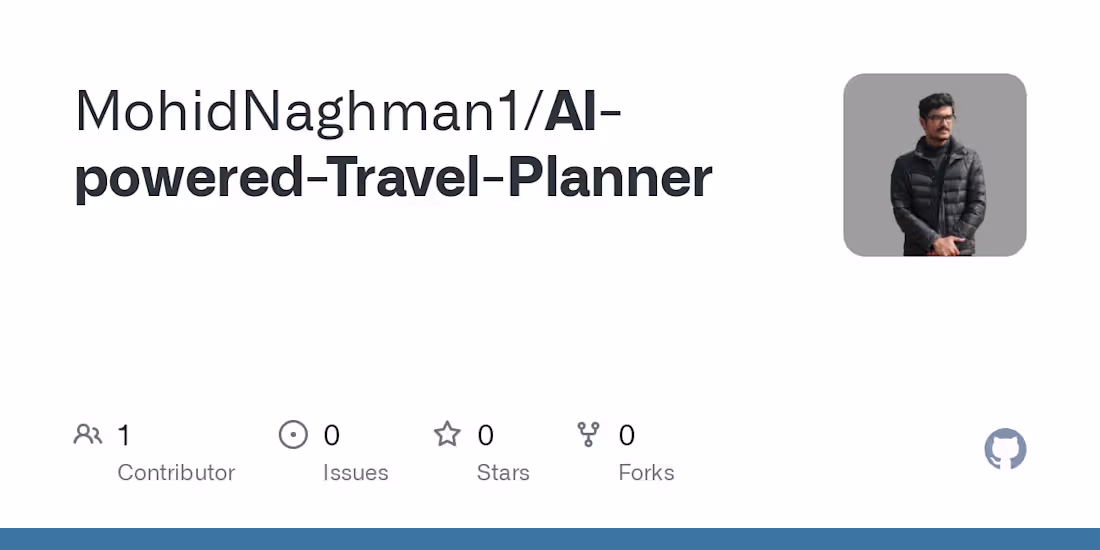 Cover image for AI-Powered Travel Recommendation System