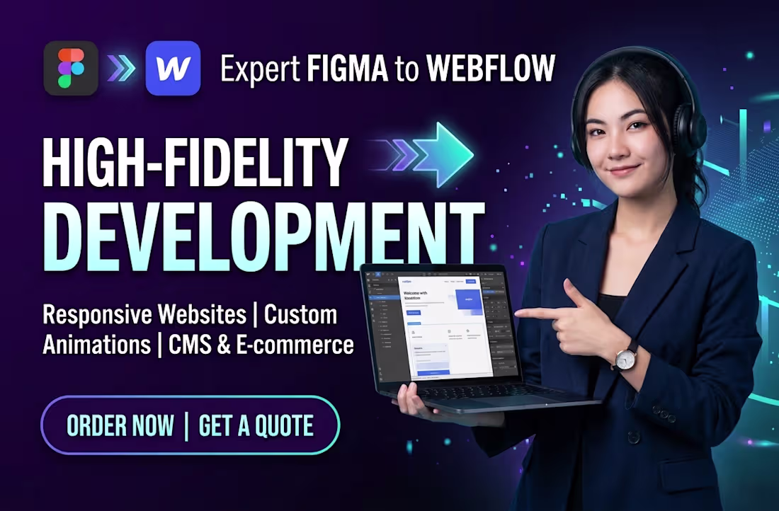 Cover image for Figma to Webflow Development