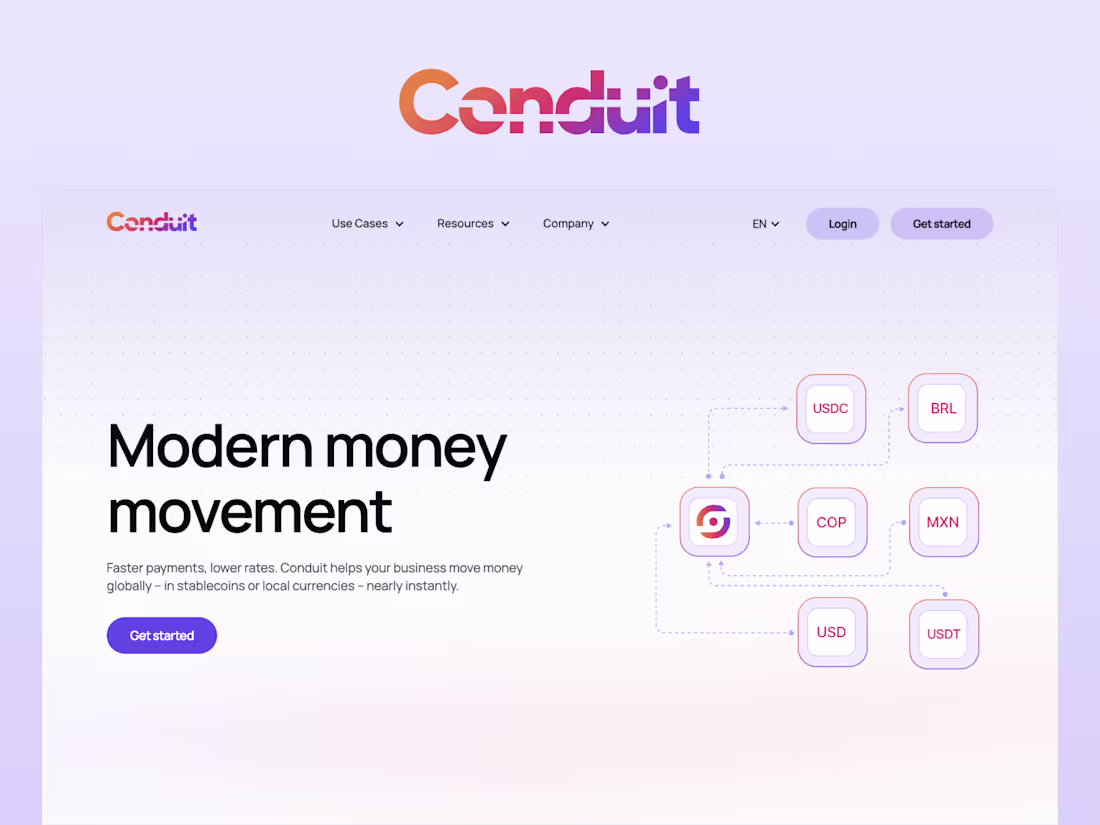 Cover image for Conduit - Easier, cheaper international business payments
