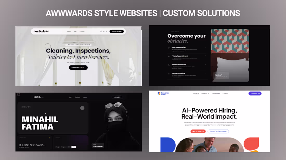 Cover image for Premium High-End Animated Website (Next.js + GSAP)
