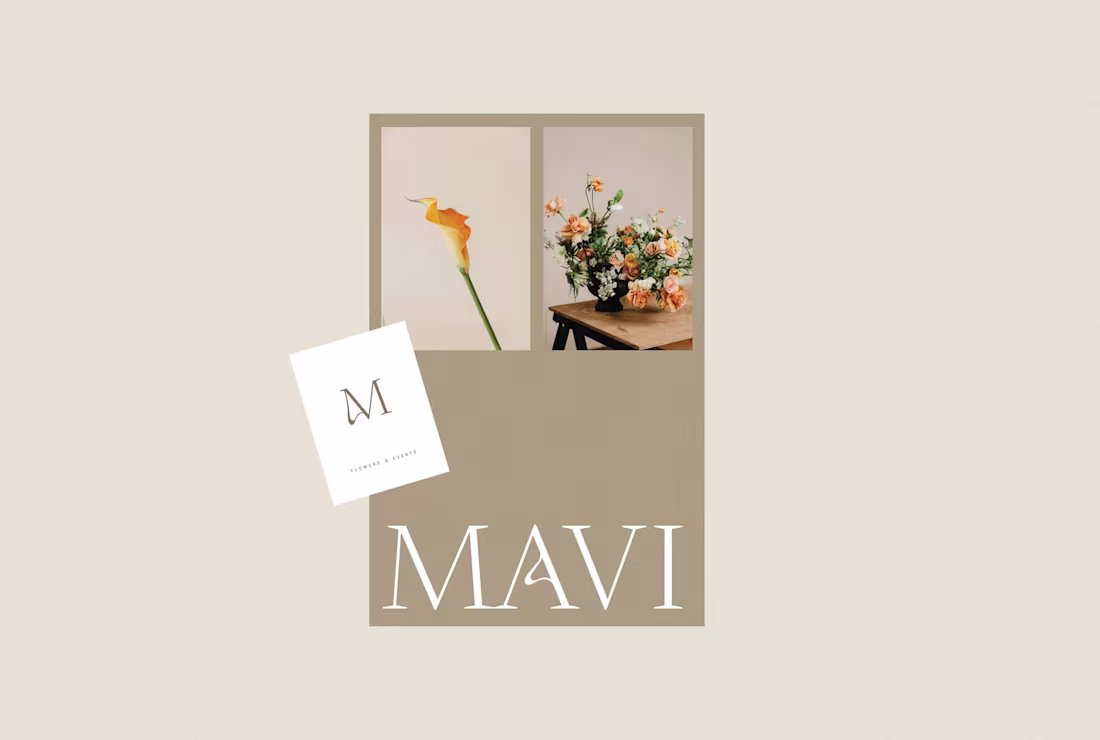 Cover image for Mavi Floral Brand Identity