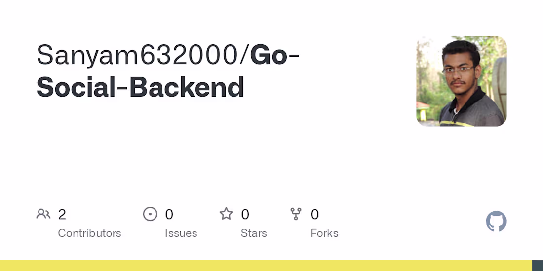 Cover image for Sanyam632000/Go-Social-Backend