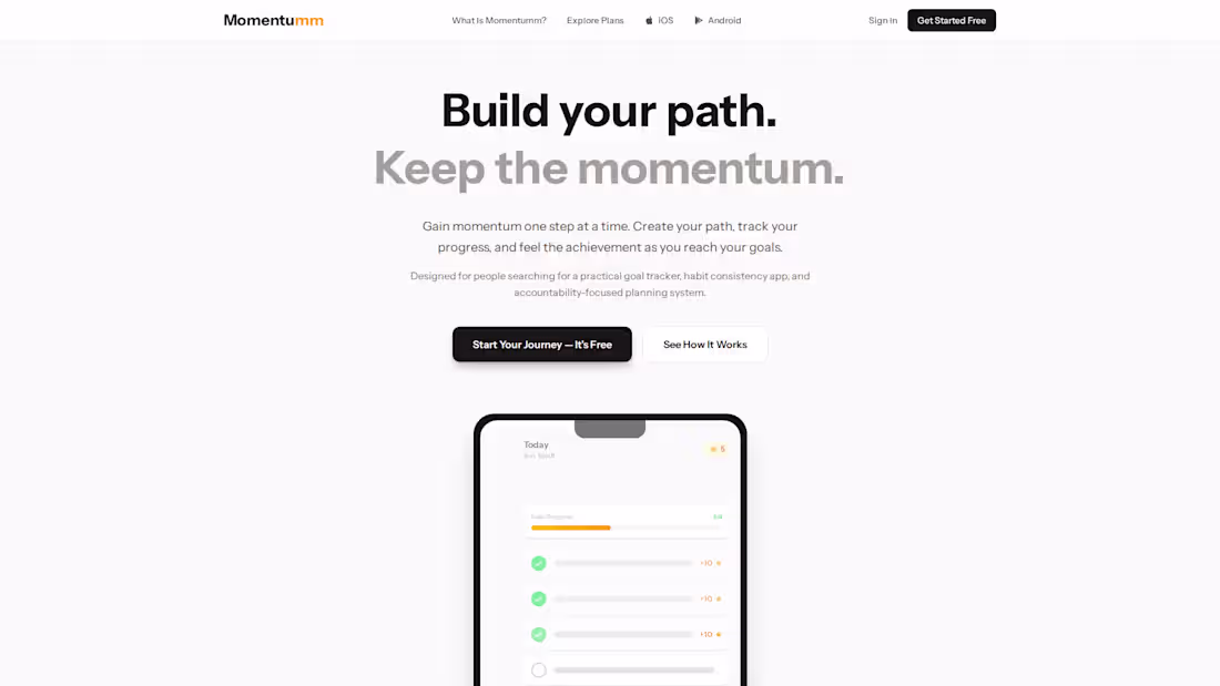 Cover image for Momentumm is Github for personal
