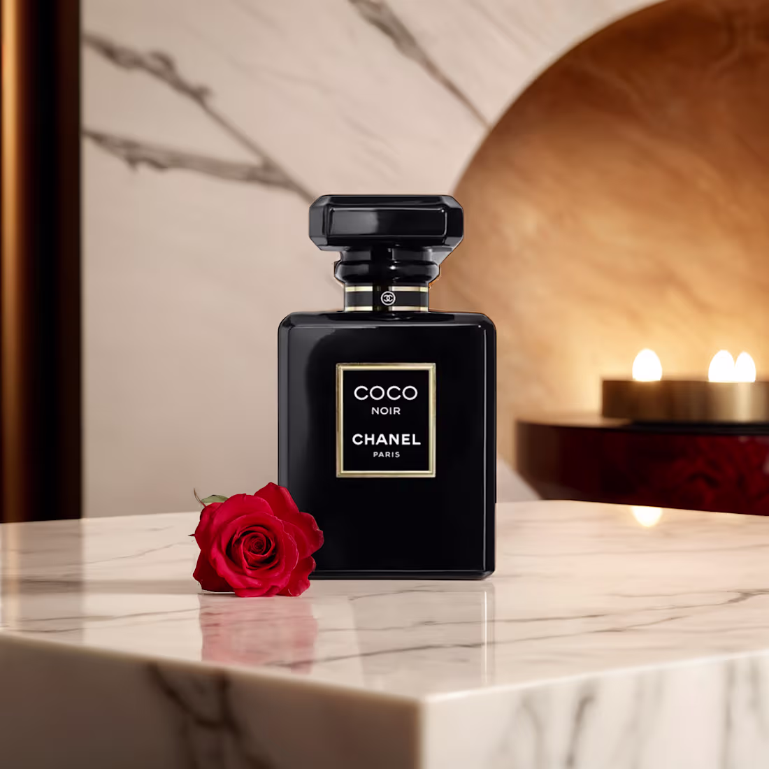 Cover image for visual concept for luxury perfume.