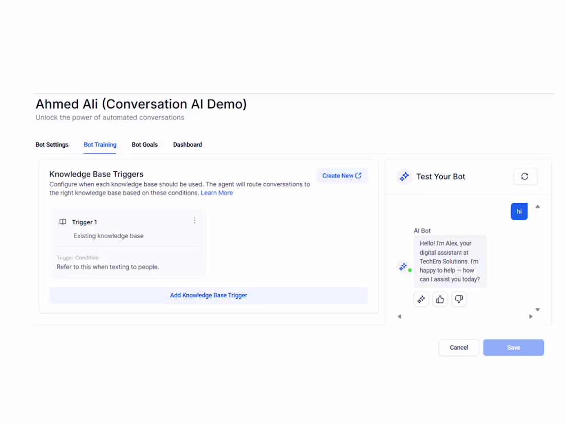 Cover image for Custom AI Chatbot Development for
