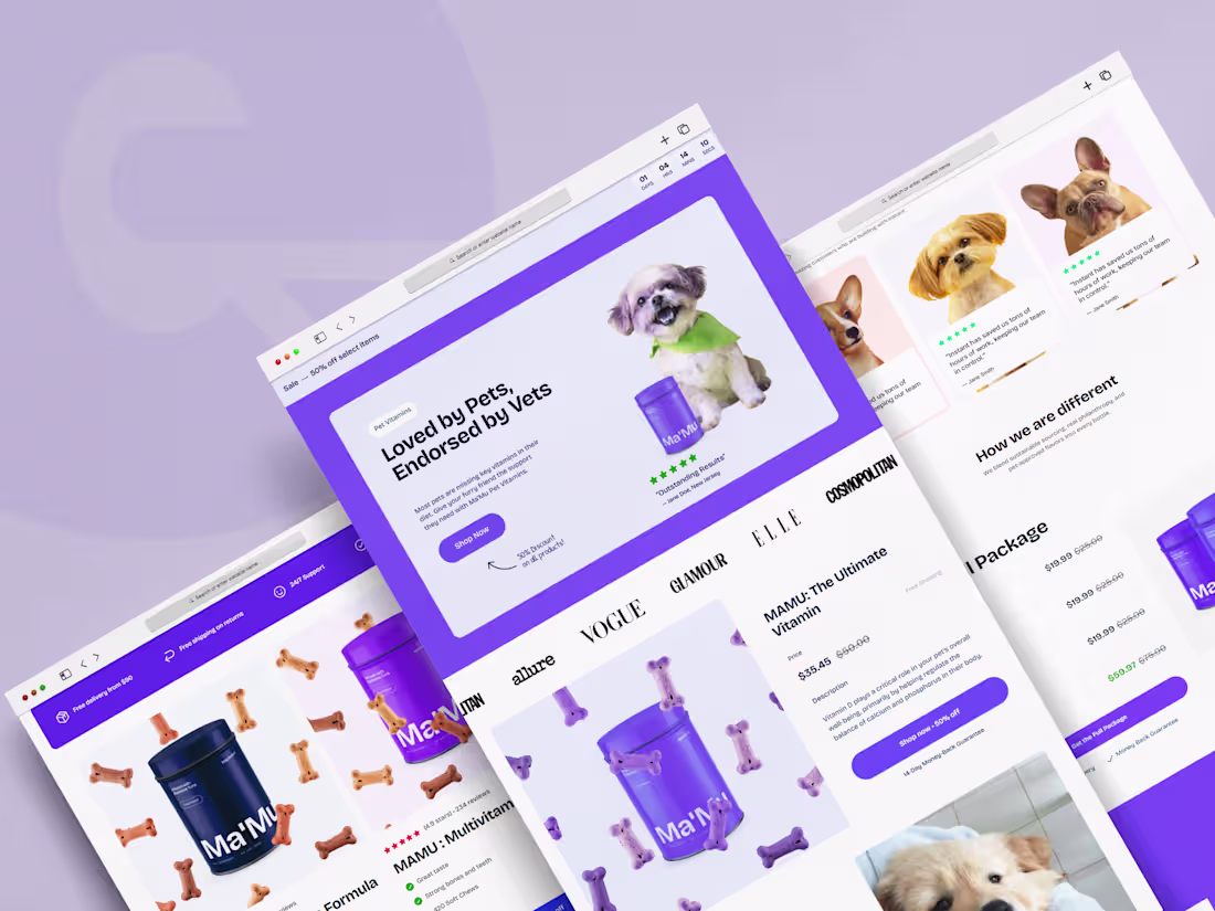 Cover image for Landing Page Design for Shopify | Built with Instant
