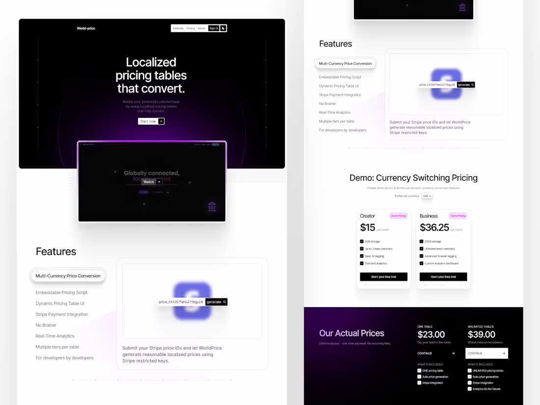 Cover image for Framer landing page - design & development