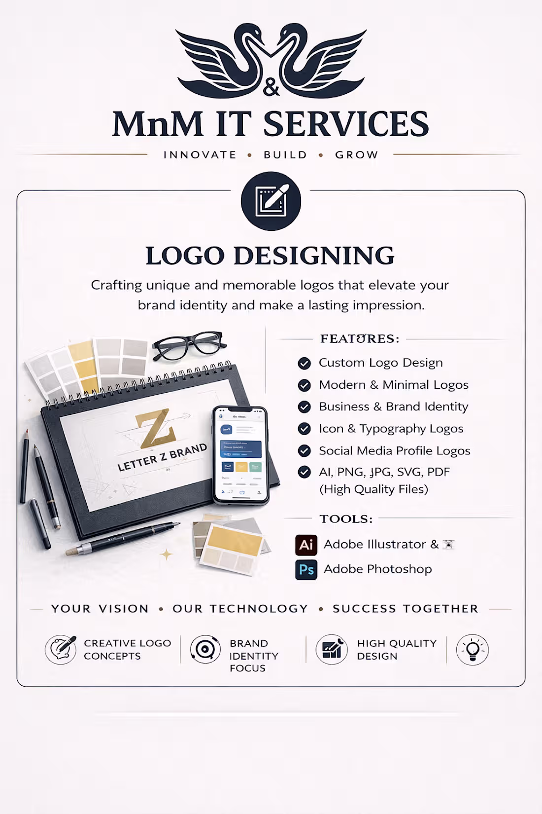 Cover image for 🎨 Professional Logo Designing by