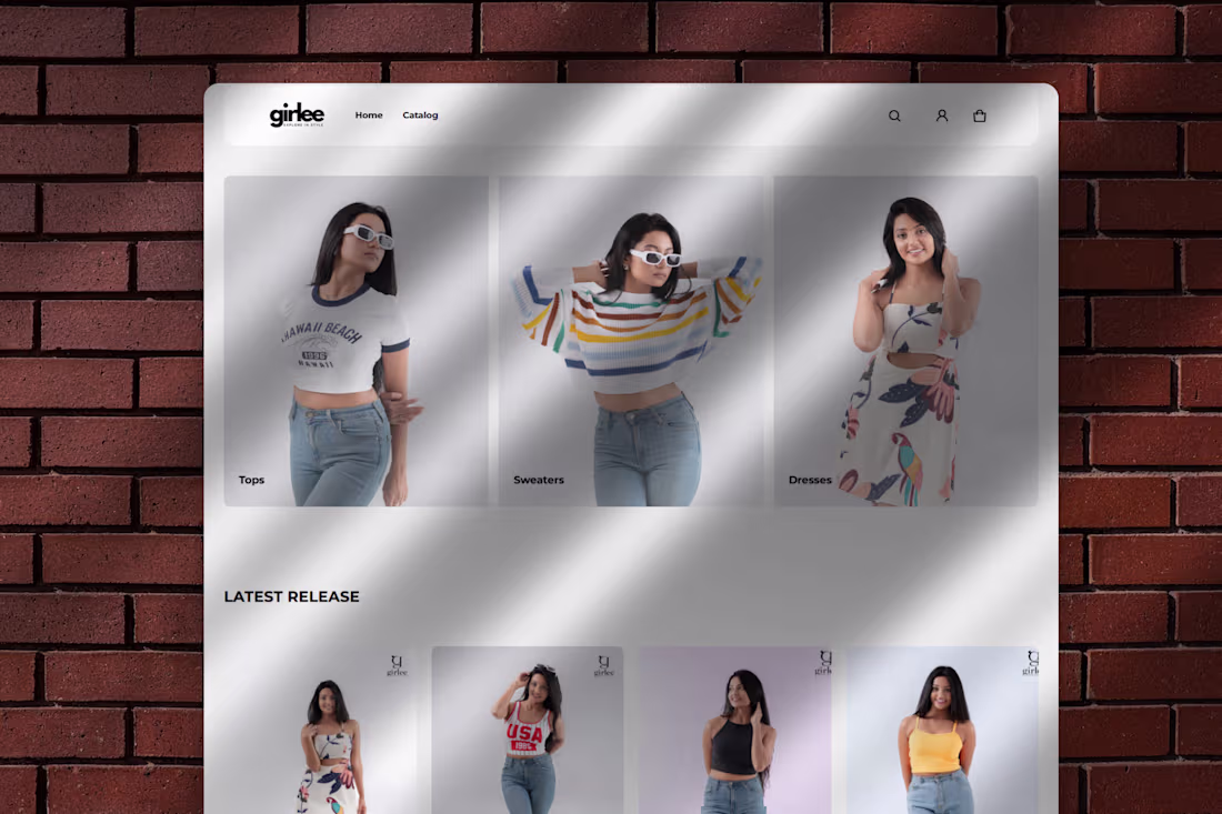 Cover image for GirleeSL Clothing E-commerce Site - Shopify