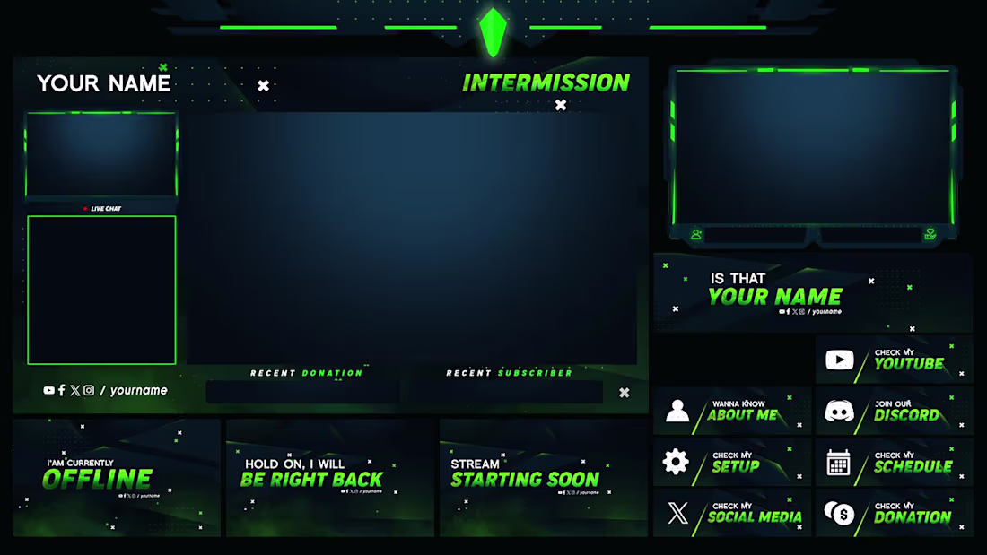 Cover image for Stream Overlay Package