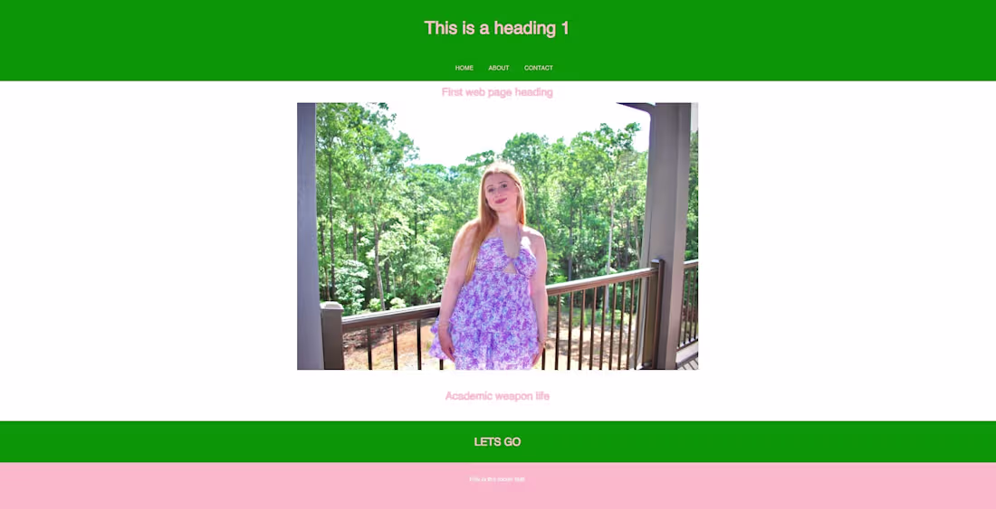 Cover image for My First Website!
