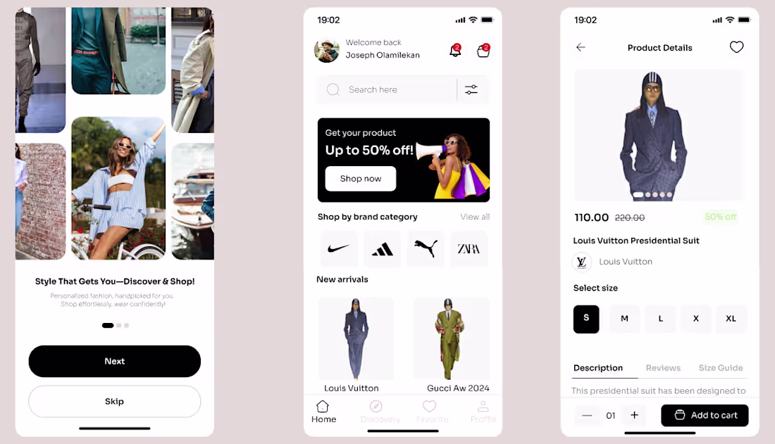 Cover image for Design for a shopping App