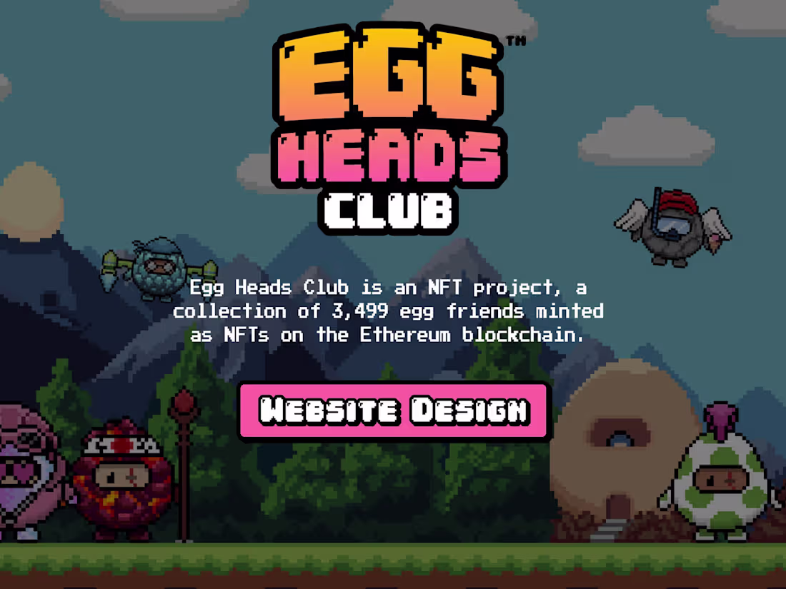 Cover image for Egg Heads Club - UX/UI Design :: Behance