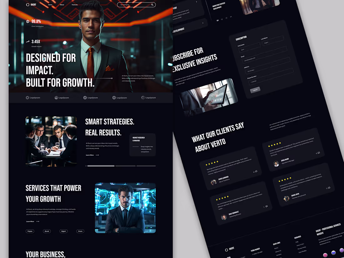 Cover image for Designed a modern and premium