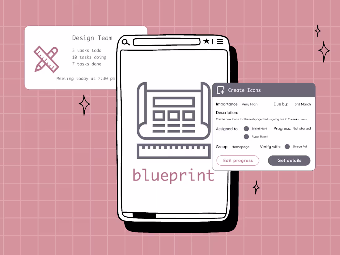 Cover image for Blueprint: A co-working productivity application