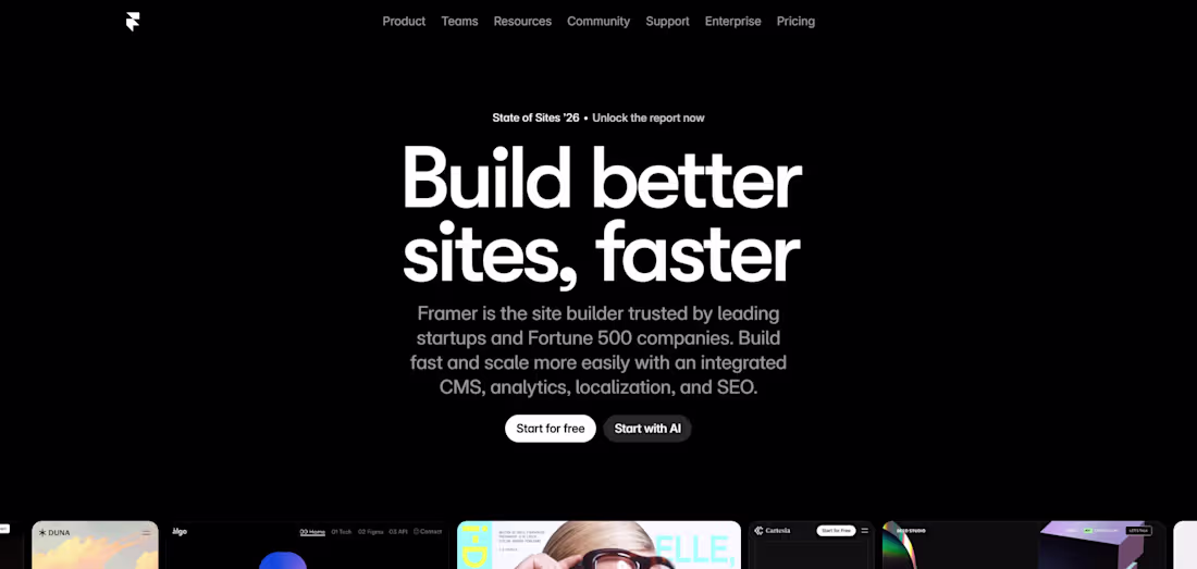Cover image for Framer Website & Landing Page Design