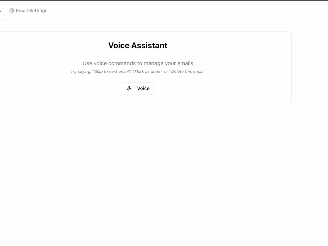 Cover image for Email voice assistant