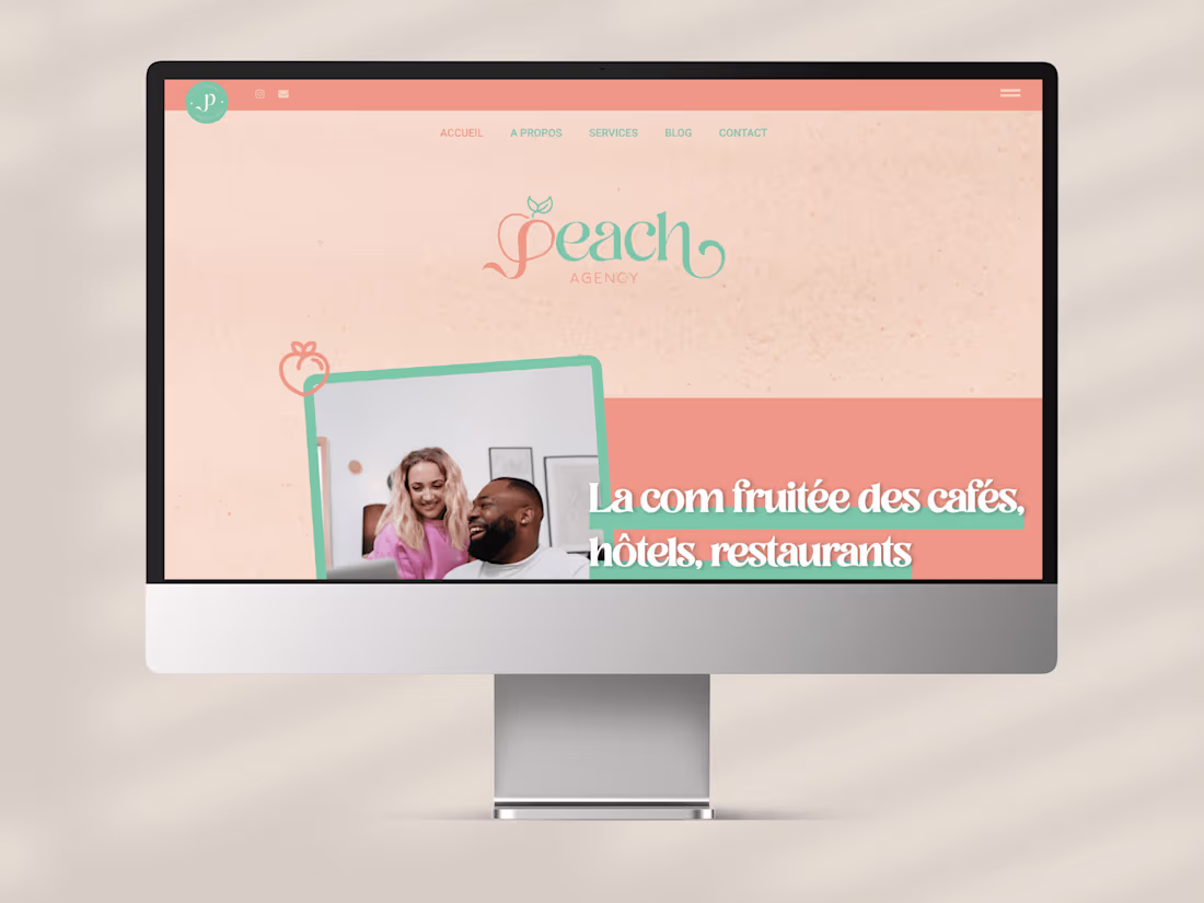 Cover image for Peach Agency | Web Design 