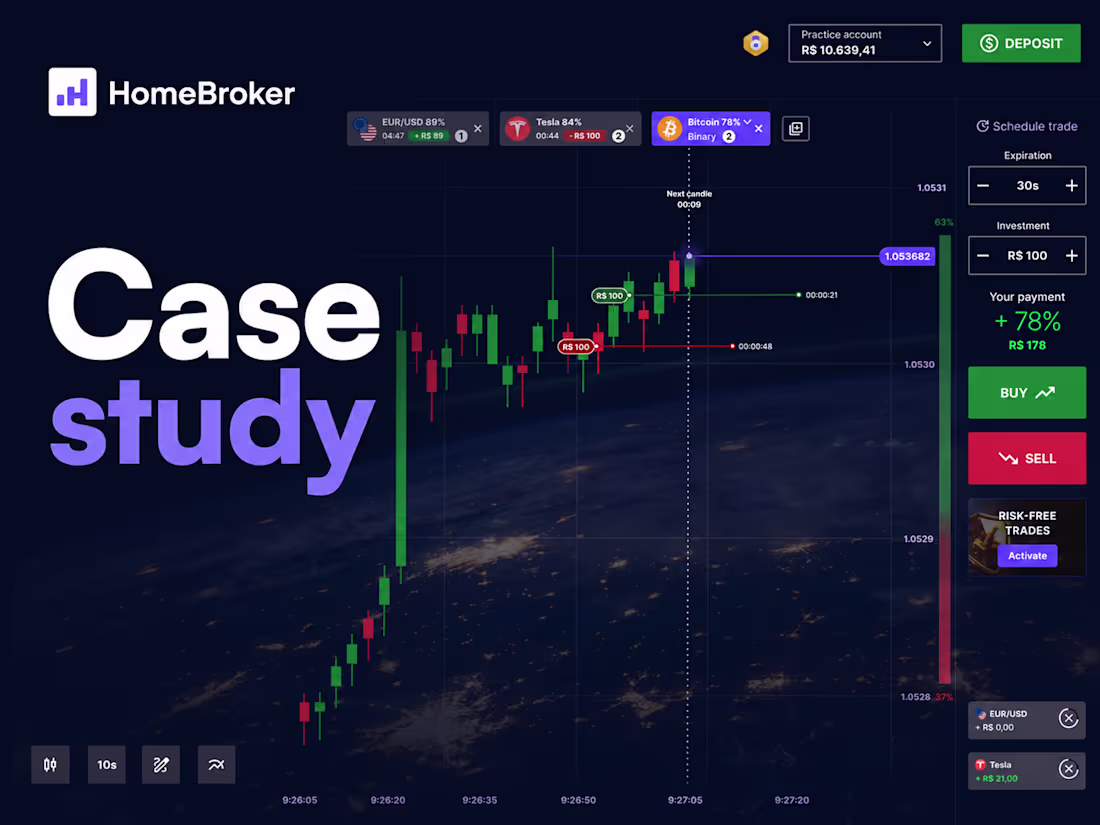 Cover image for CASE STUDY — Trade screen HomeBroker
