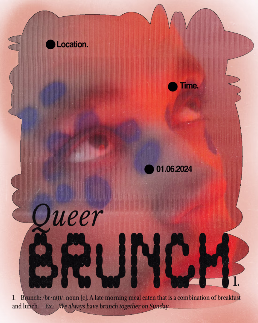 Cover image for Poster Design for Queer Brunch