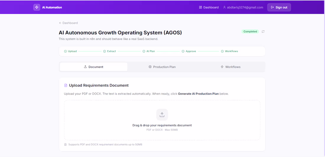 Cover image for AI Workflow Builder — Requirements