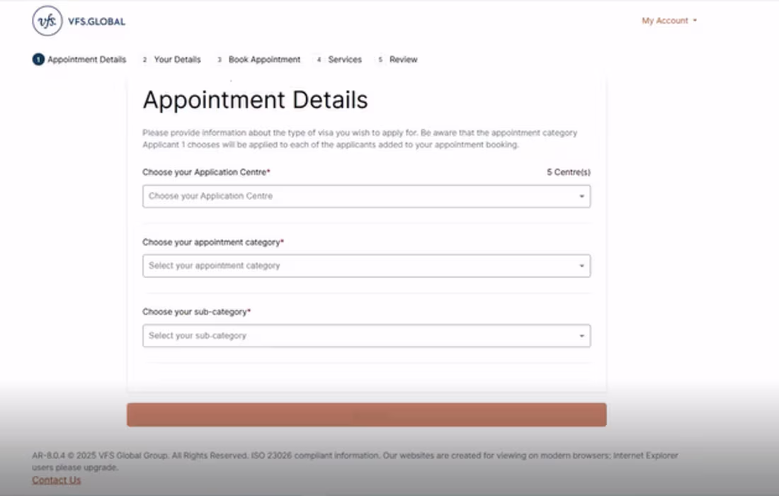Cover image for VFS Global Visa Appointment Automation Bot