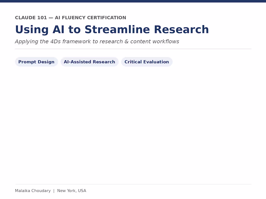 Cover image for Trained in AI Fluency (Claude