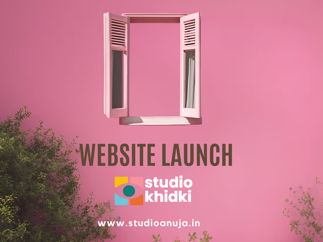 Cover image for Studio Khidki: Website Design 