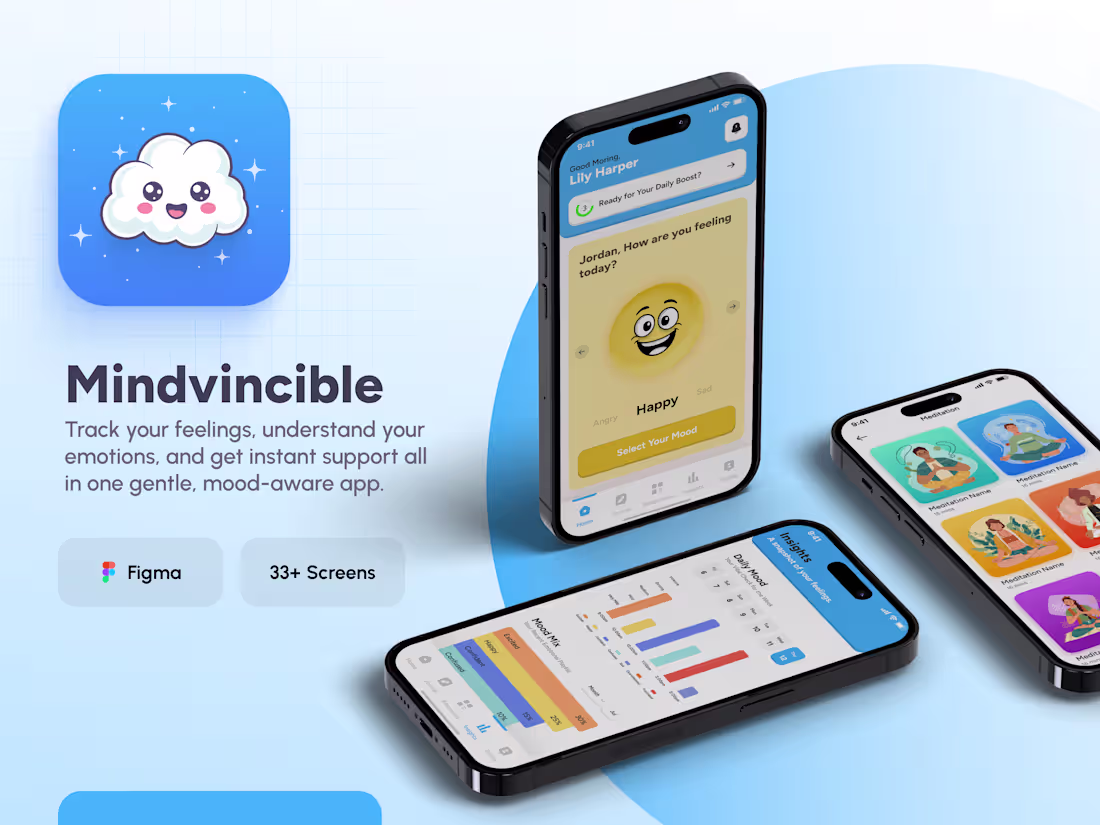 Cover image for Mindvincible - Mobile App Design