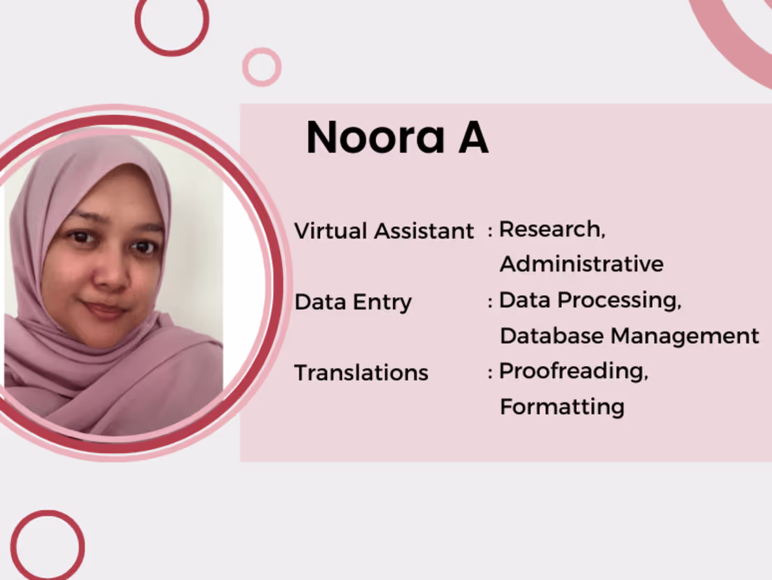 Cover image for Assistant for your Admin and Research