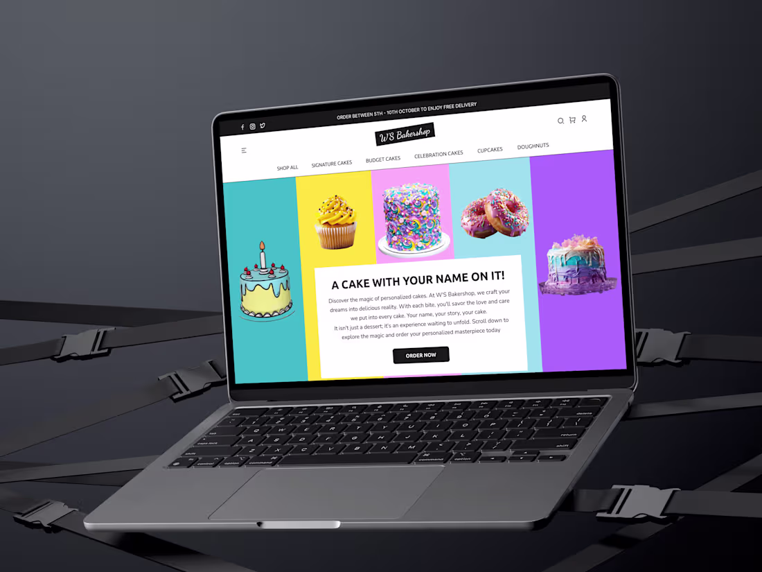 Cover image for Bakery Website | Landing Page