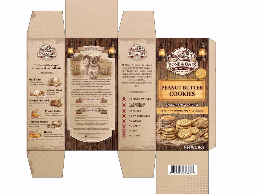Cover image for BOX LABEL DESIGN FOR PEANUT