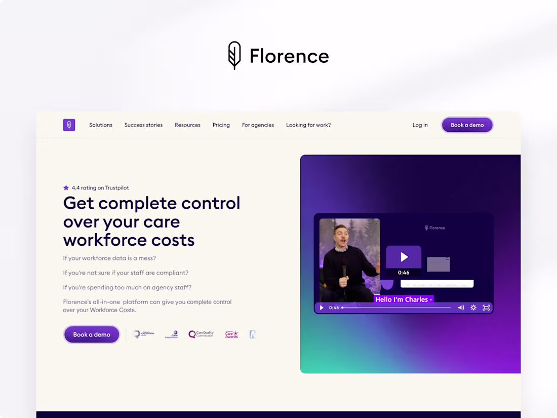 Cover image for Florence UK · website design & development in Framer
