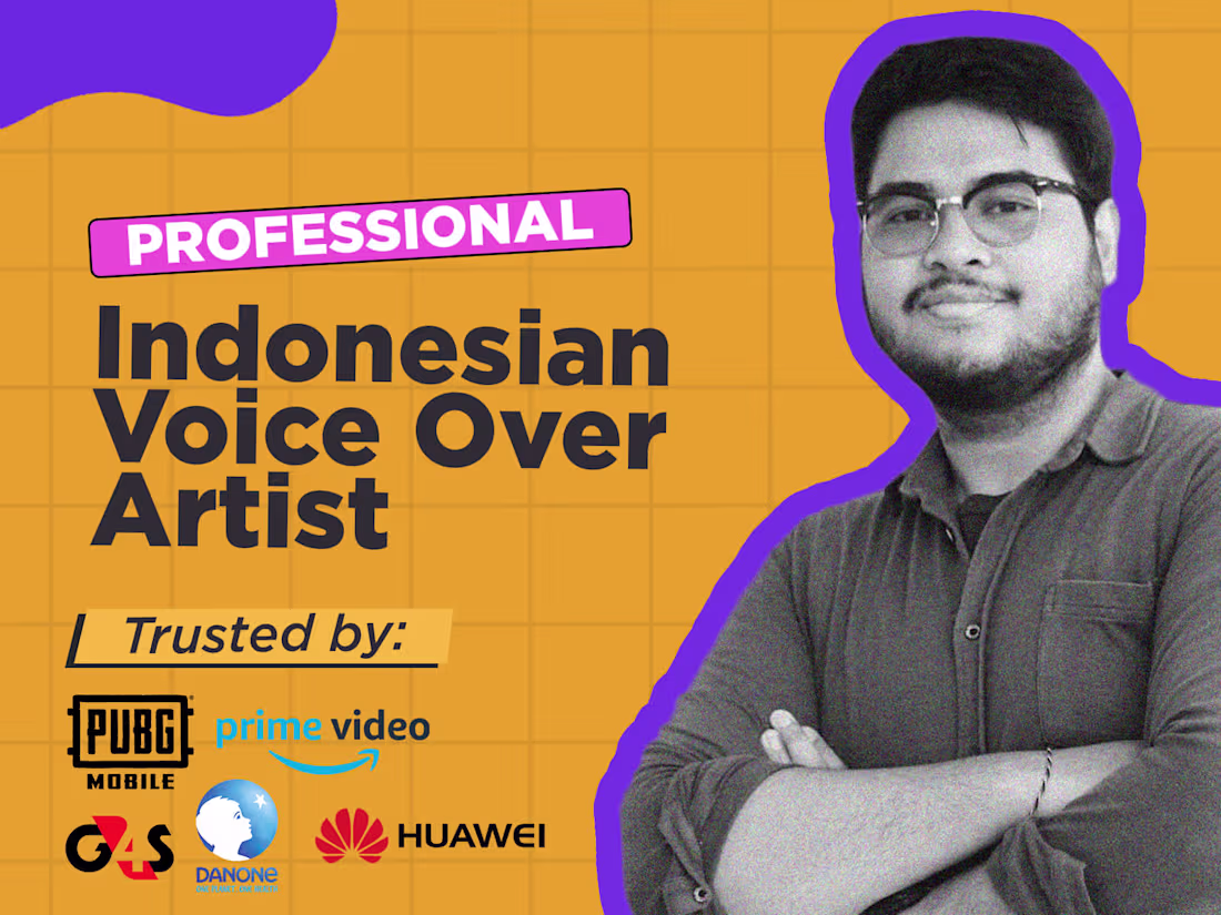 Cover image for Professional Indonesian Voice Over Talent for Any Project