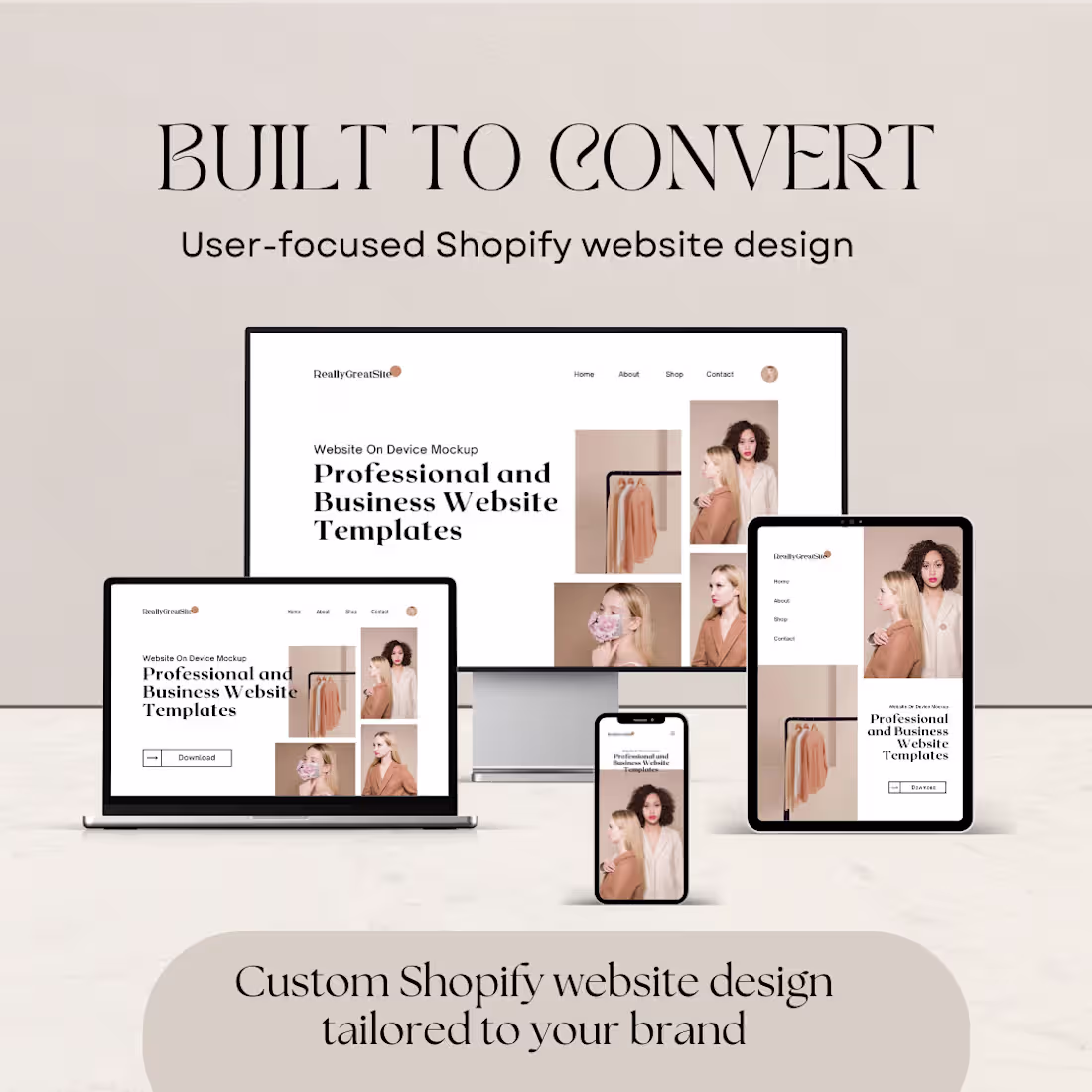 Cover image for Conversion focused Shopify store design