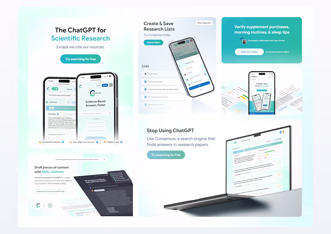 Cover image for CONSENSUS – Ad Creative Campaigns & Strategic Growth