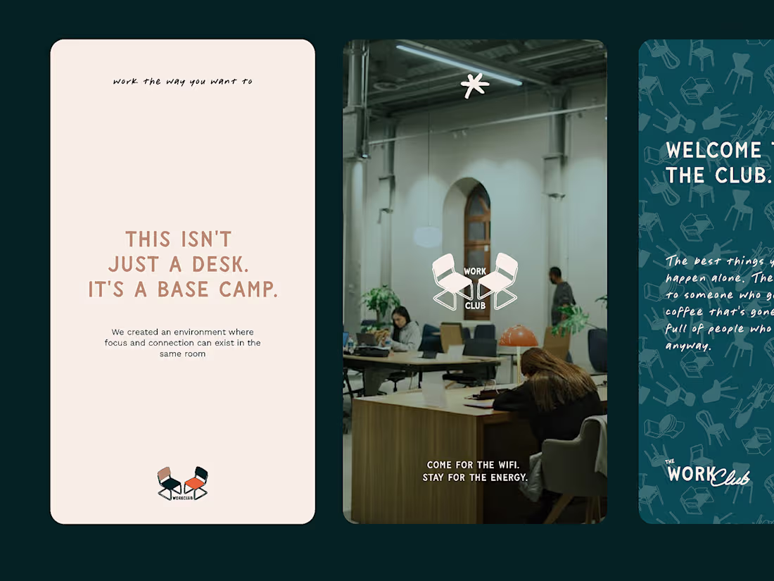 Cover image for The Work Club Brand Identity and Strategy